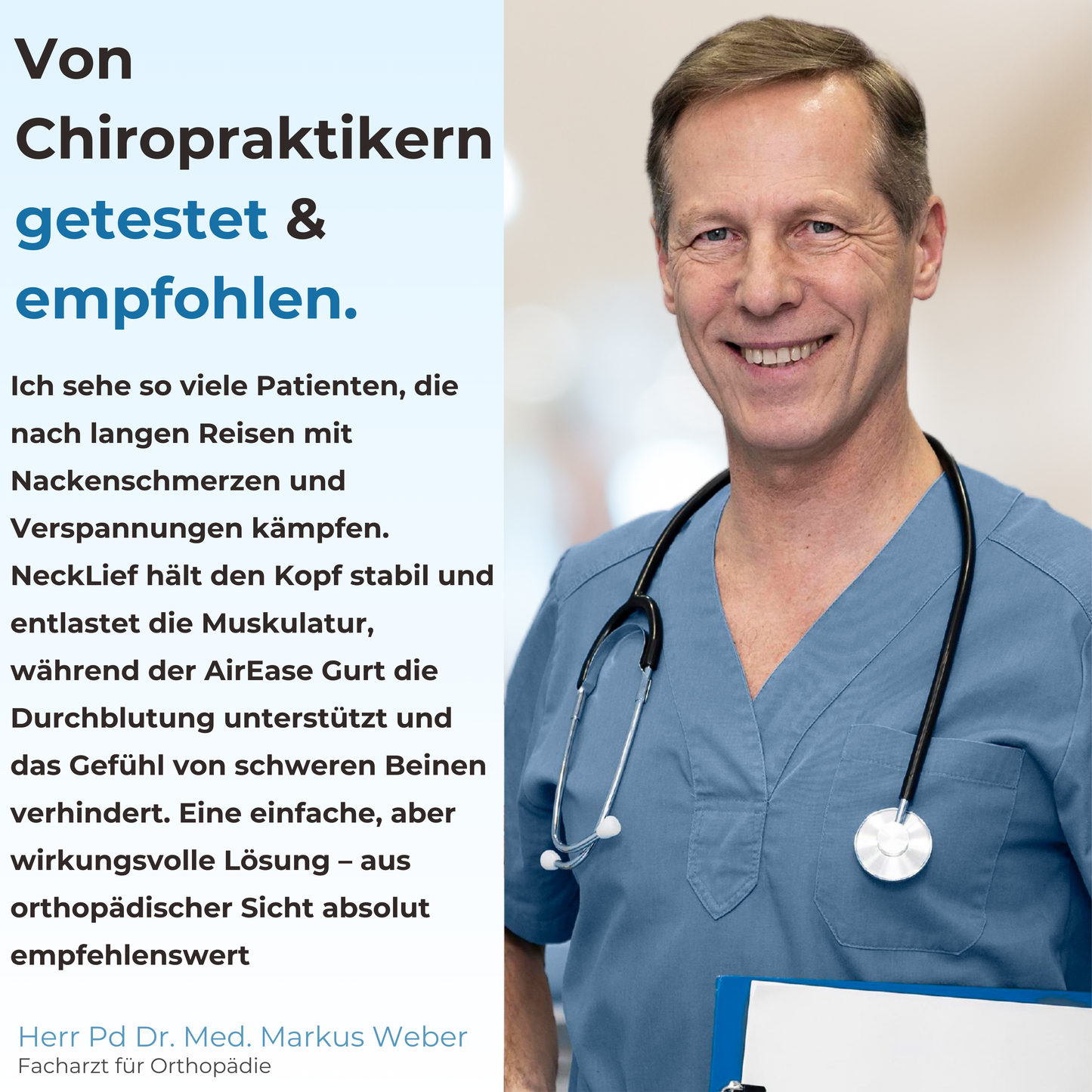 NeckLief 360 - Verlicht nekpijn en spanning direct met volledige ondersteuning