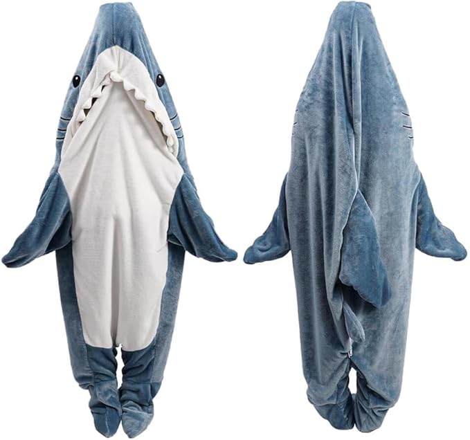 ComfyBlankie Deluxe - De haaienstaart deken die warmte en plezier combineert