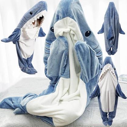 ComfyBlankie Deluxe - De haaienstaart deken die warmte en plezier combineert