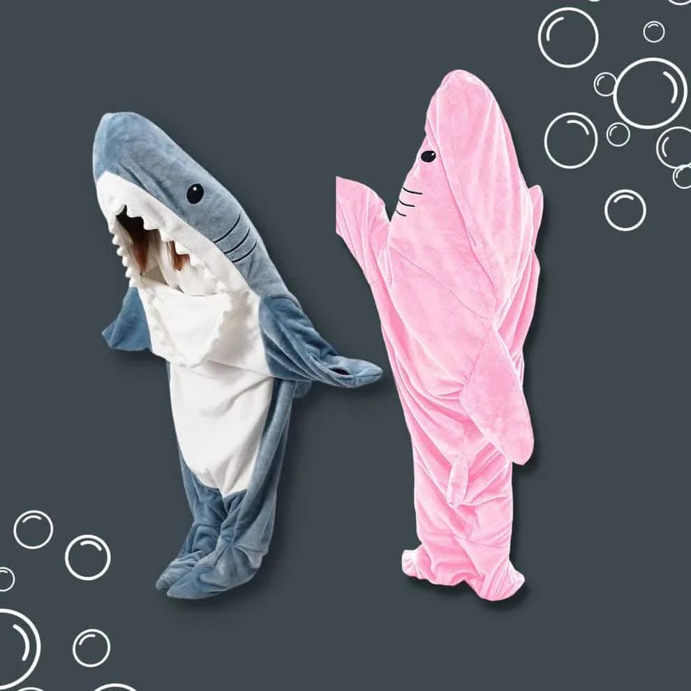 ComfyBlankie Deluxe - De haaienstaart deken die warmte en plezier combineert
