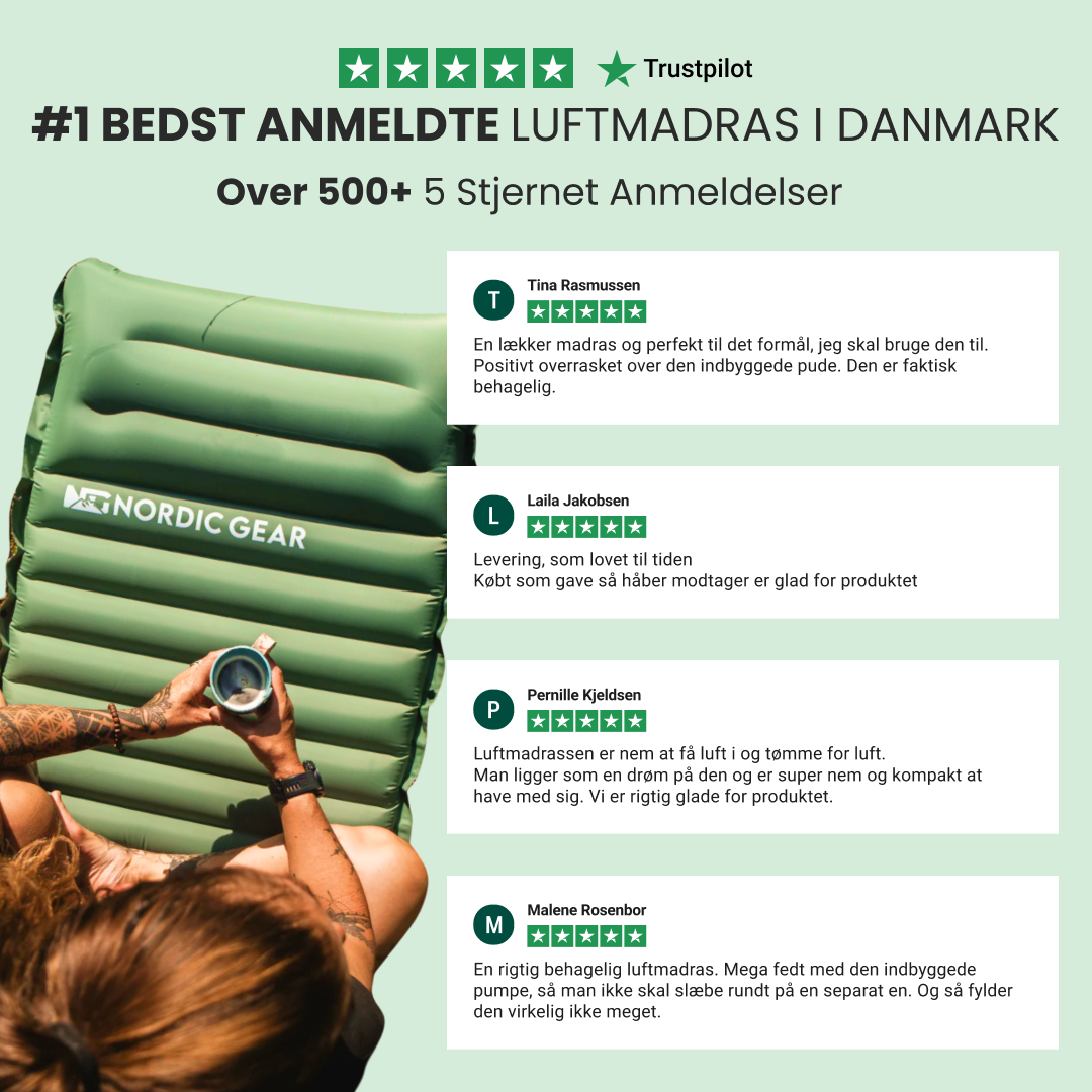 DreamFloat Pro - De ultralichte luchtmatras voor perfecte nachtrust tijdens het kamperen